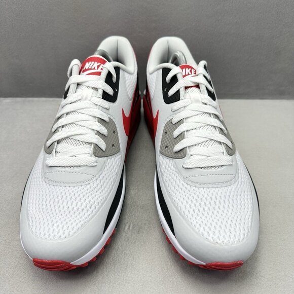 Nike Air Max 90 Golf TB Mens Size 11.5 White University Red Black Spikeless NEW main image 7